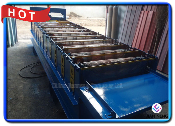 Rollforming μετάλλων πάχους 0.30.8mm συστήματα, τοίχος και μηχανή υλικού κατασκευής σκεπής χάλυβα στεγών